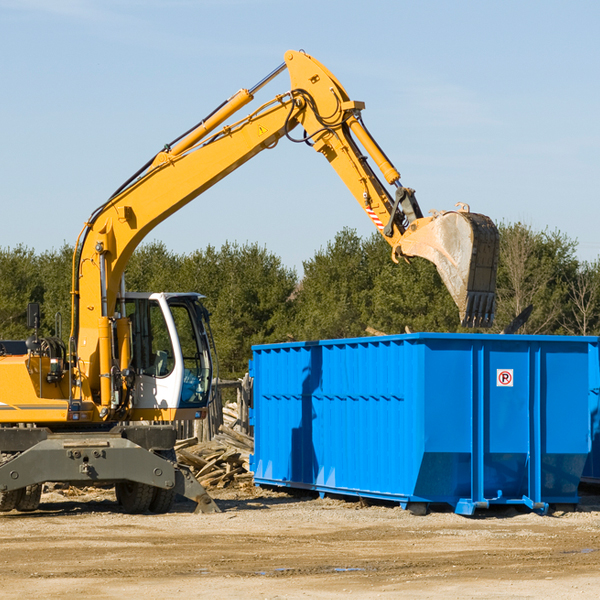 what kind of customer support is available for residential dumpster rentals in Stewardson